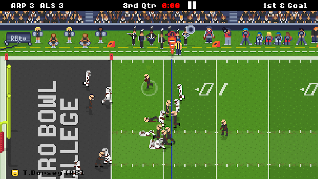 Retro Bowl College gameplay screenshot.
